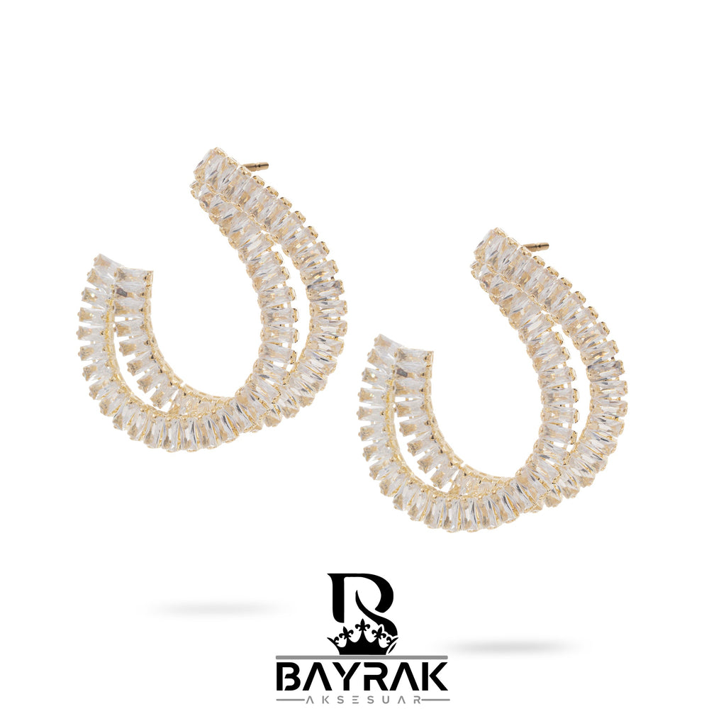 Elia -246- Crystal-Style Fashion Earrings product photo 3