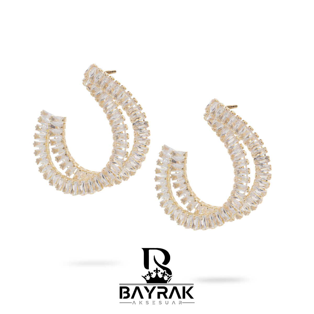 Elia -246- Crystal-Style Fashion Earrings product photo 3