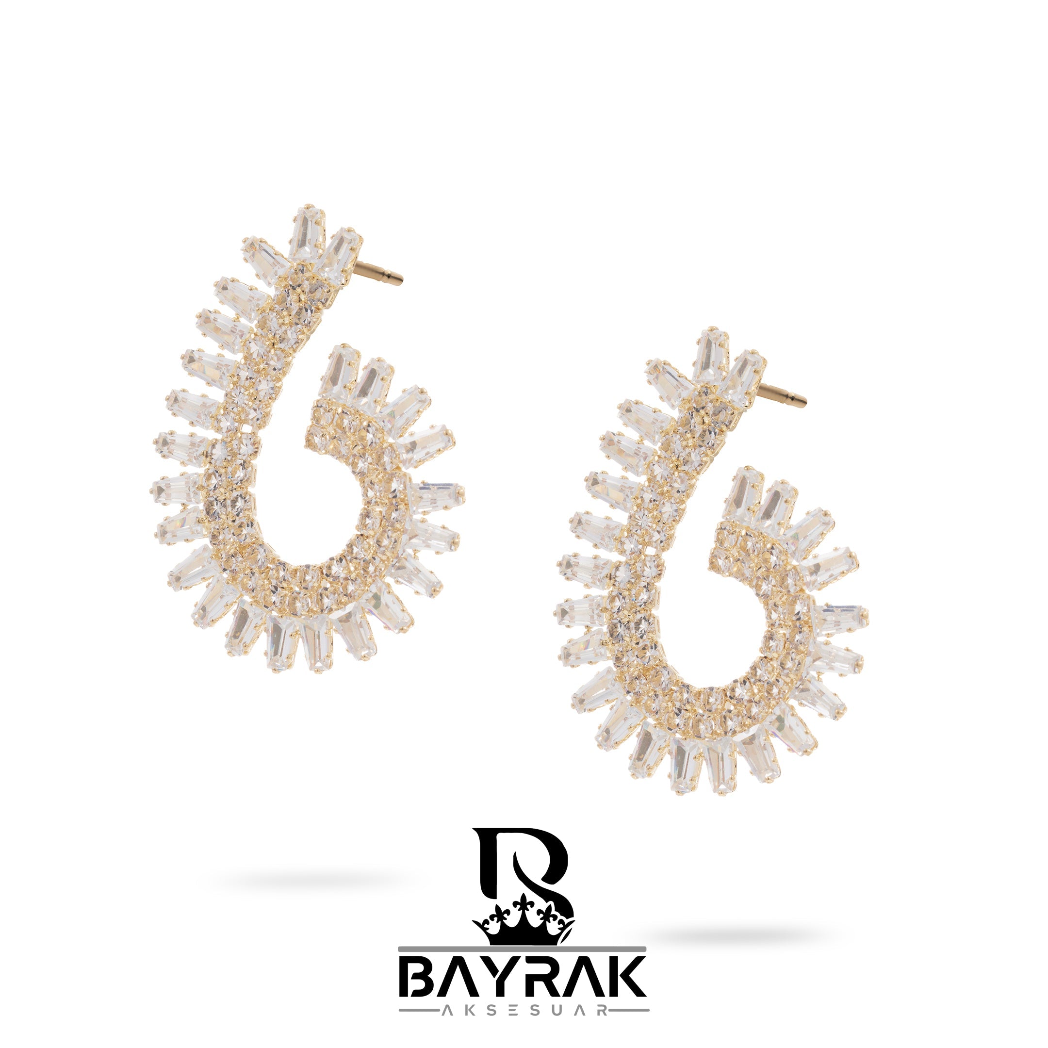 Elia -250- Crystal-Style Fashion Earrings product photo 3