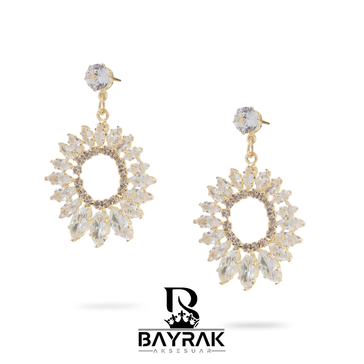 Elia -256- Crystal-Style Fashion Earrings product photo 3
