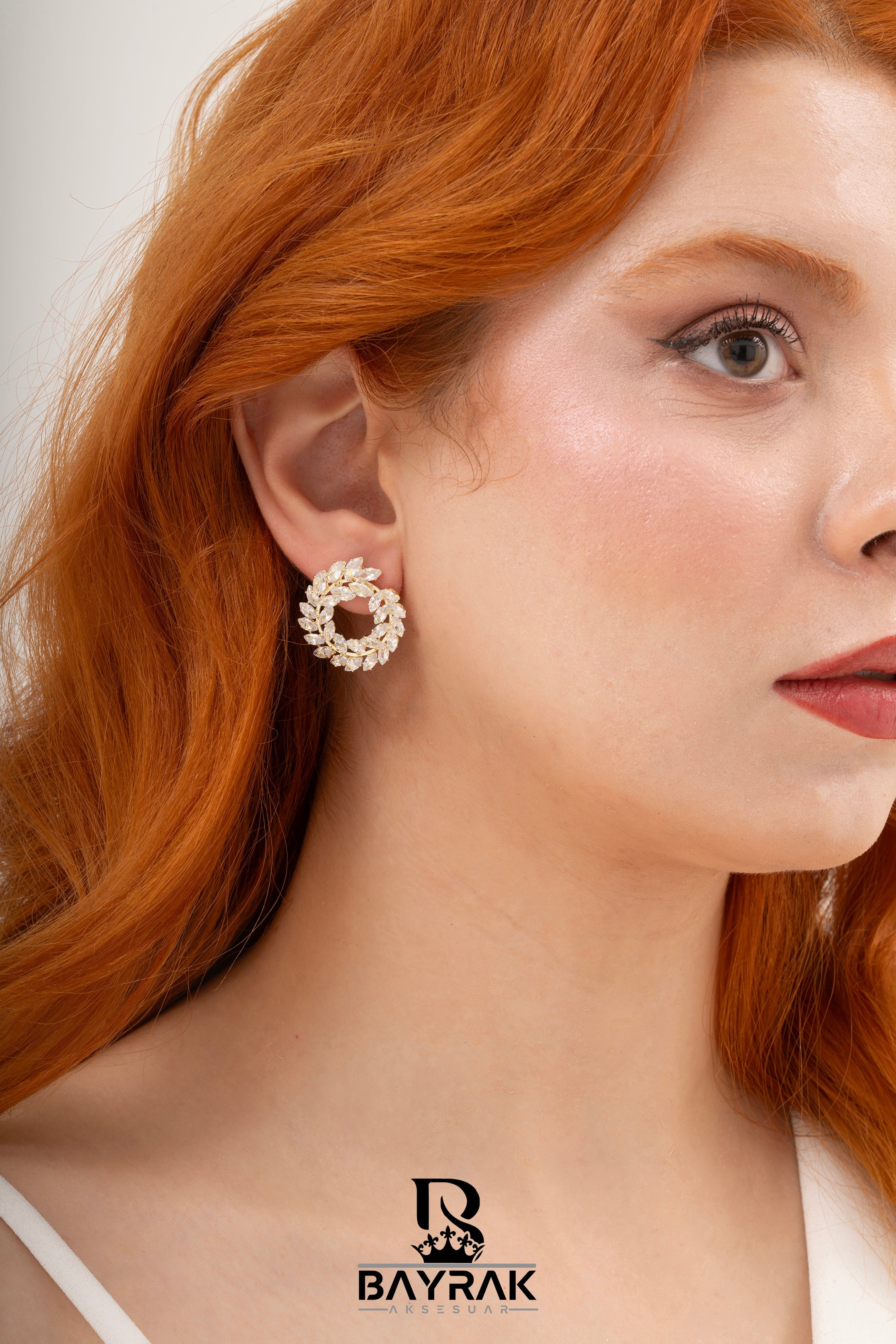 Elia -258- Crystal-Style Fashion Earrings product photo 4