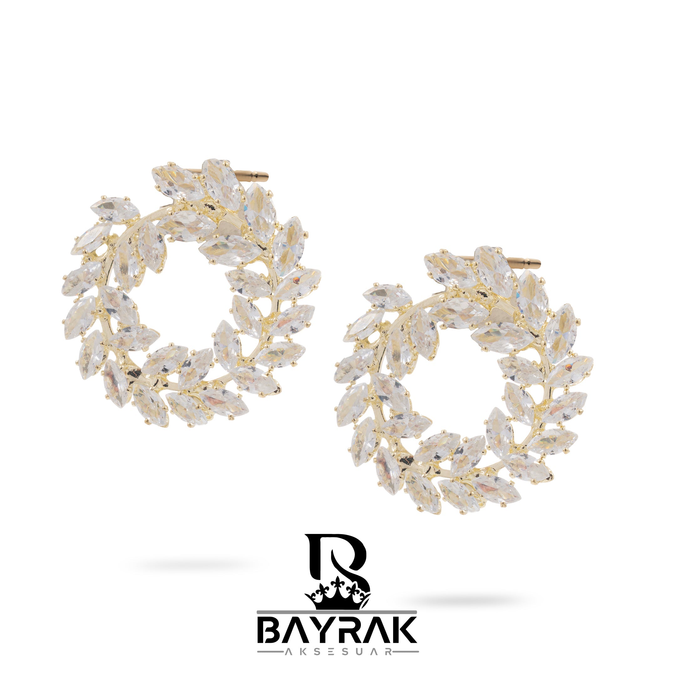 Elia -258- Crystal-Style Fashion Earrings product photo 3