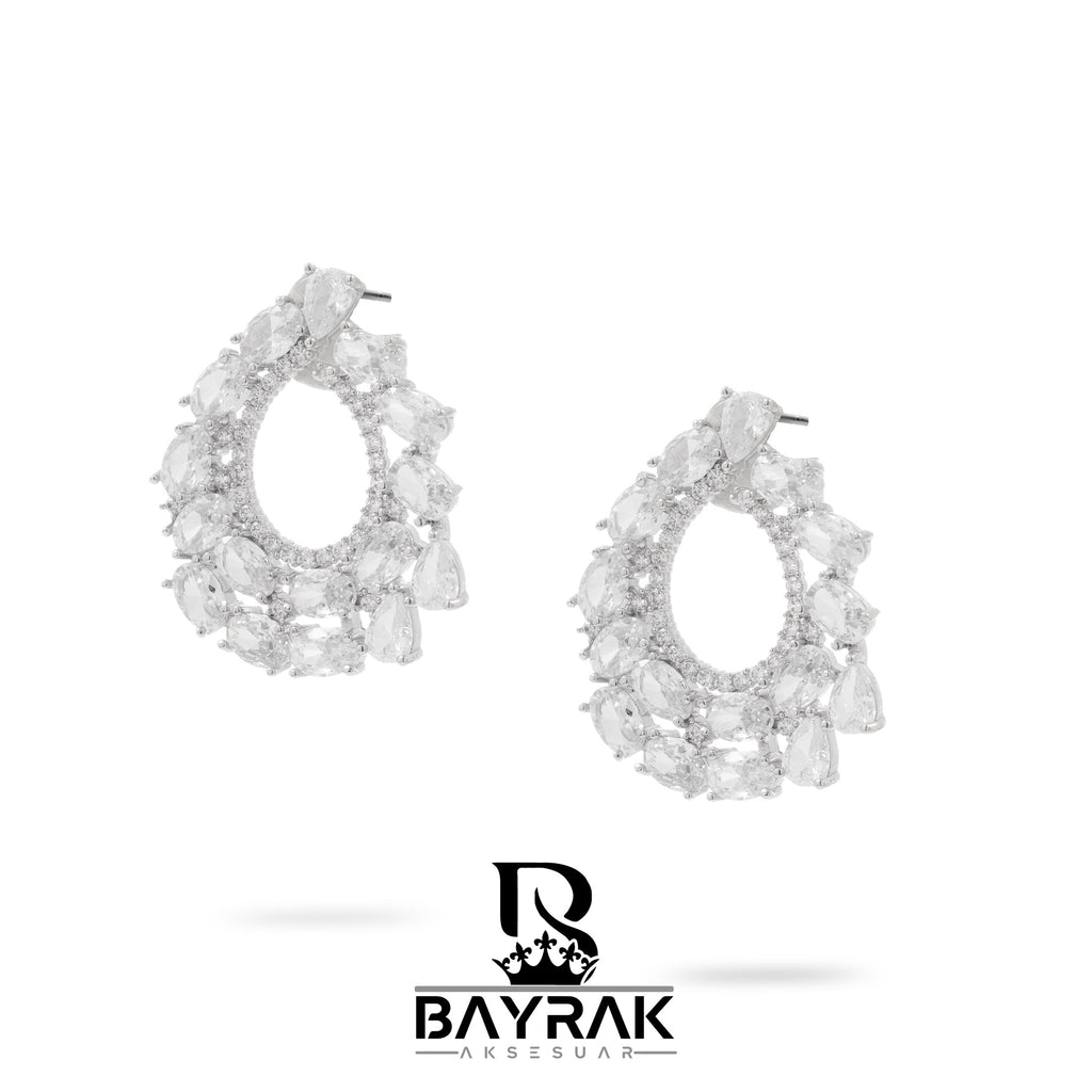 Elia -264- Crystal-Style Fashion Earrings product photo 1