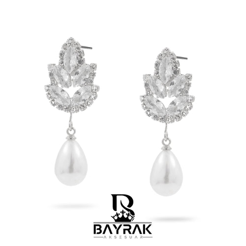 Elia -266- Crystal-Style Fashion Earrings product photo 1
