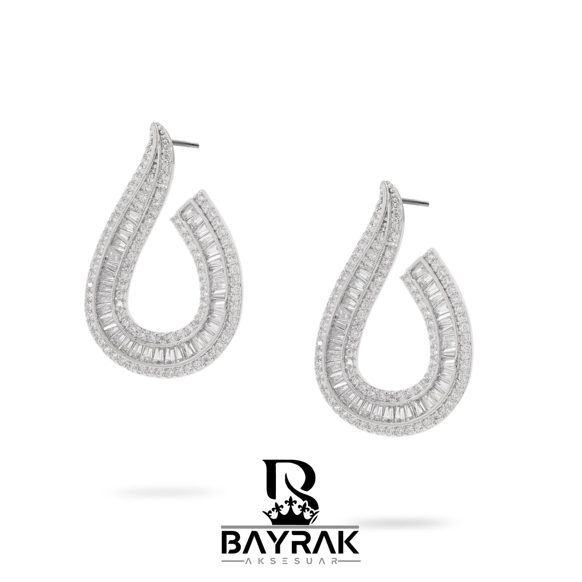 Elia -270- Crystal-Style Fashion Earrings product photo 1