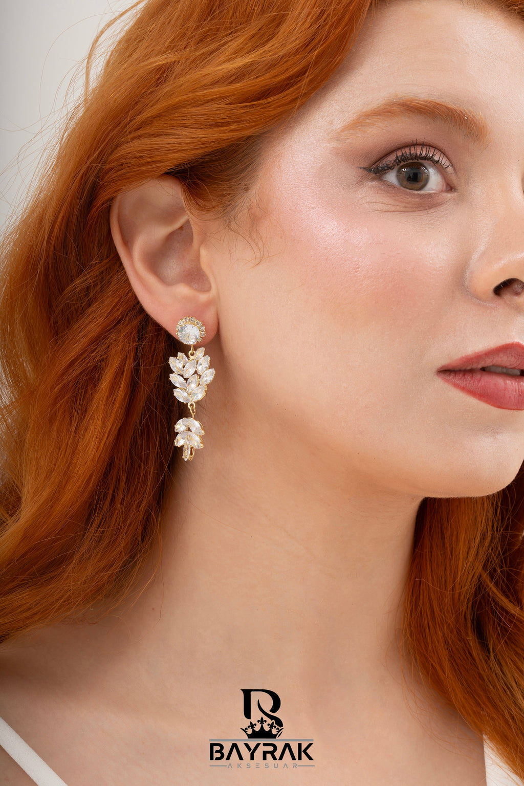 Elia -272- Crystal-Style Fashion Earrings product photo 4