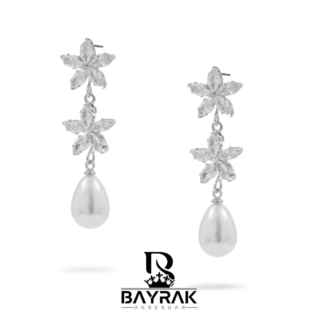 Elia -278- Crystal-Style Fashion Earrings product photo 1