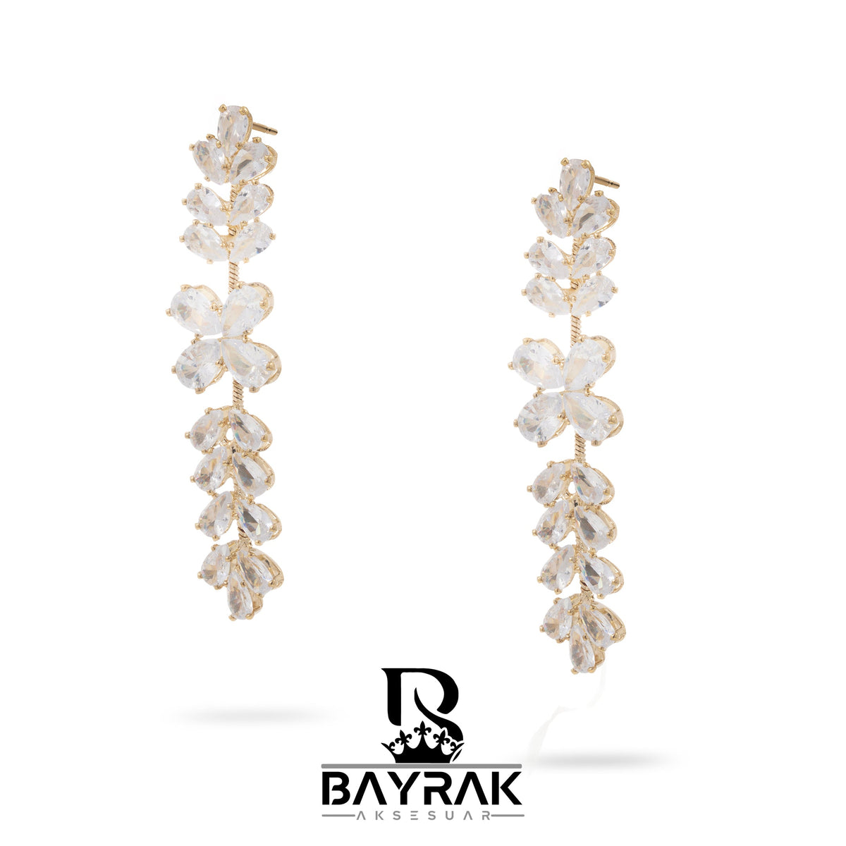 Elia -290- Crystal-Style Fashion Earrings product photo 1