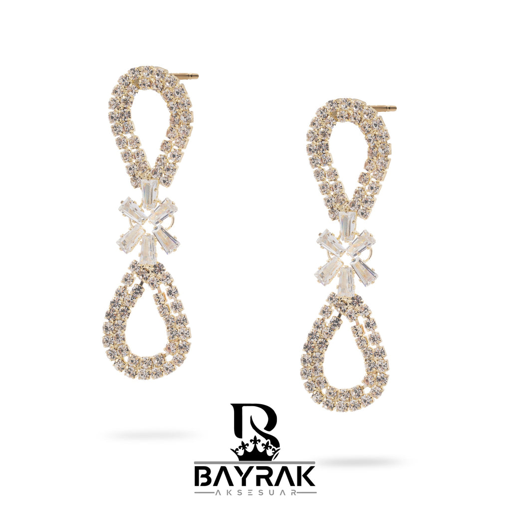 Elia -306- Crystal-Style Fashion Earrings product photo 1