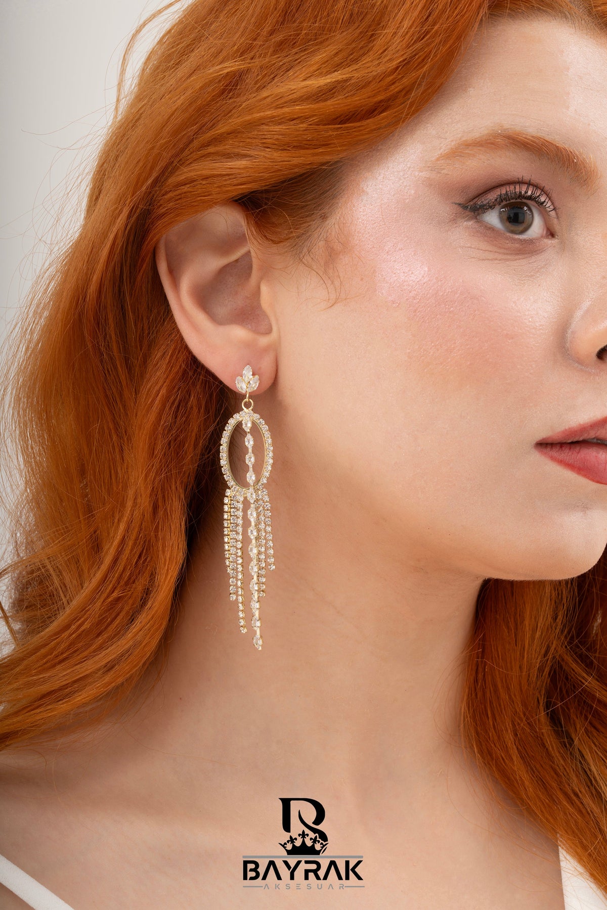 Elia -332- Crystal-Style Fashion Earrings product photo 2