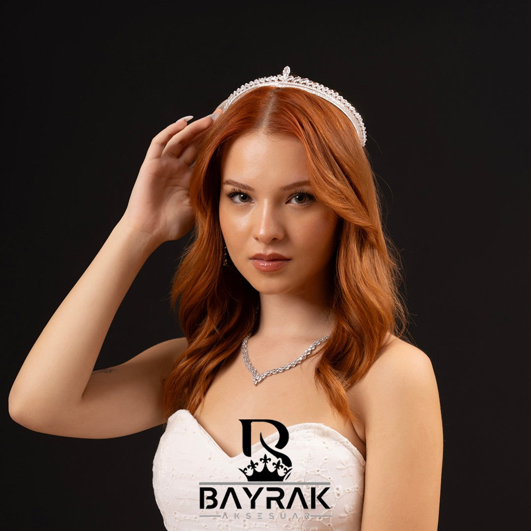 Lana -213- Crystal-Style Bridal Headpiece product photo 1
