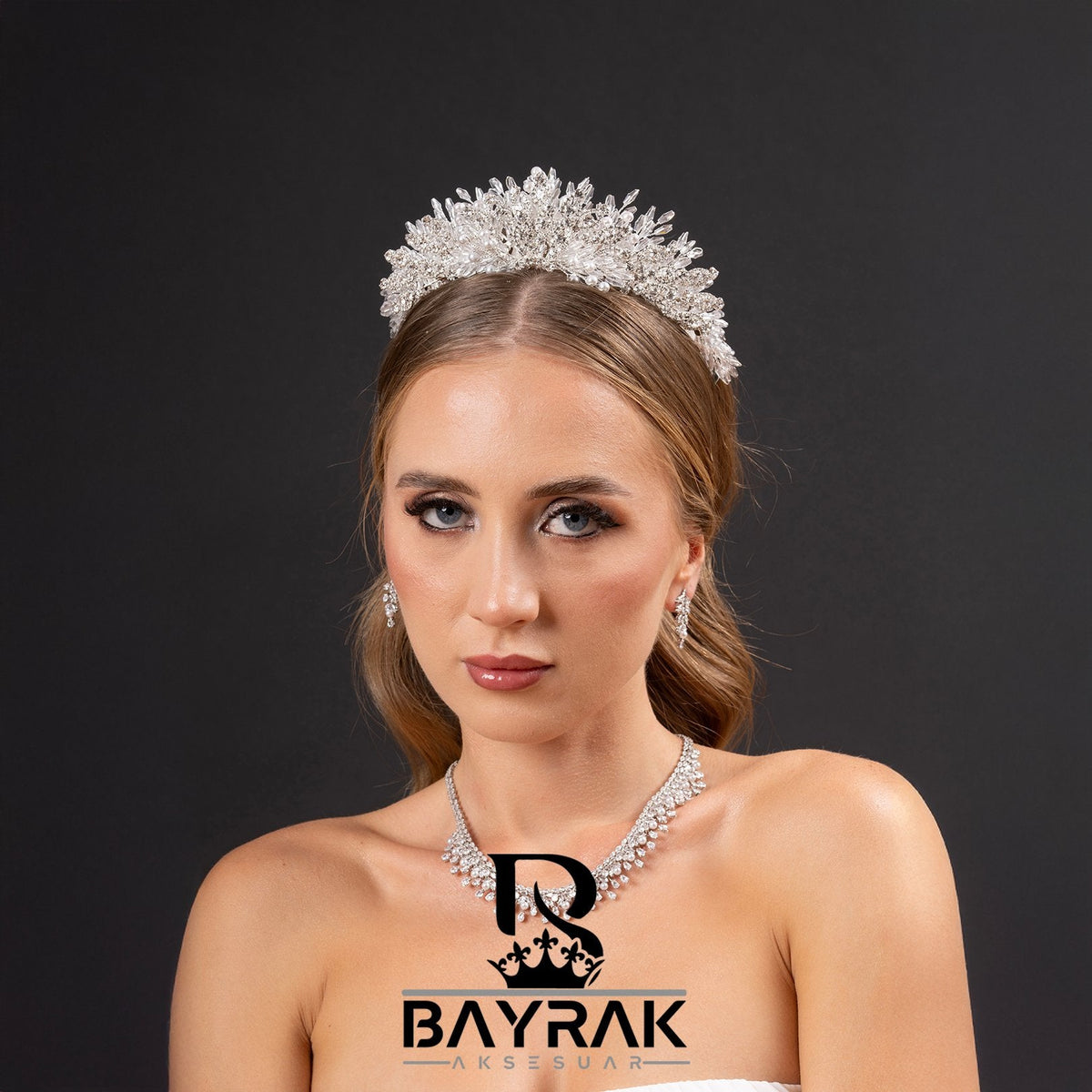 Mira 801 3D Bridal Headpiece product photo 1