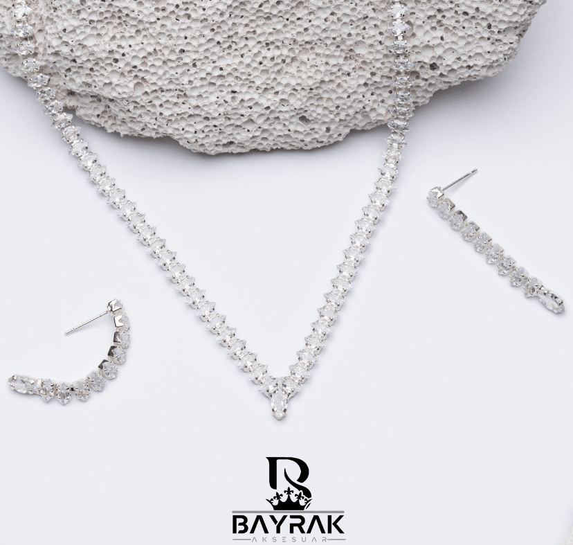 Aura -711- Crystal-Style Fashion Jewelry Set product photo 3