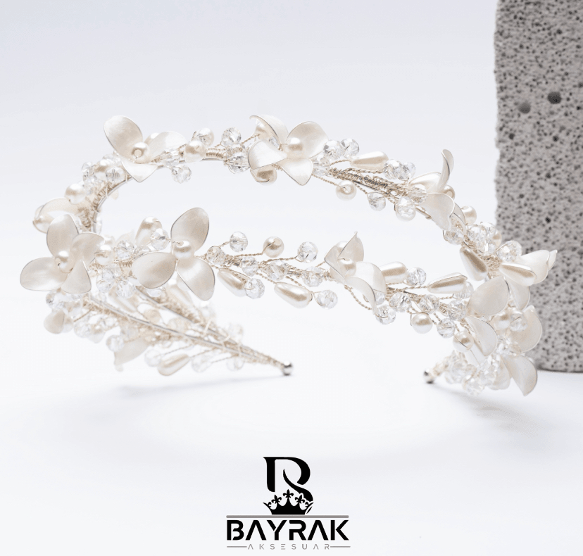 Milano -451- Double Row Crystal-Style Bridal Headpiece product photo 1