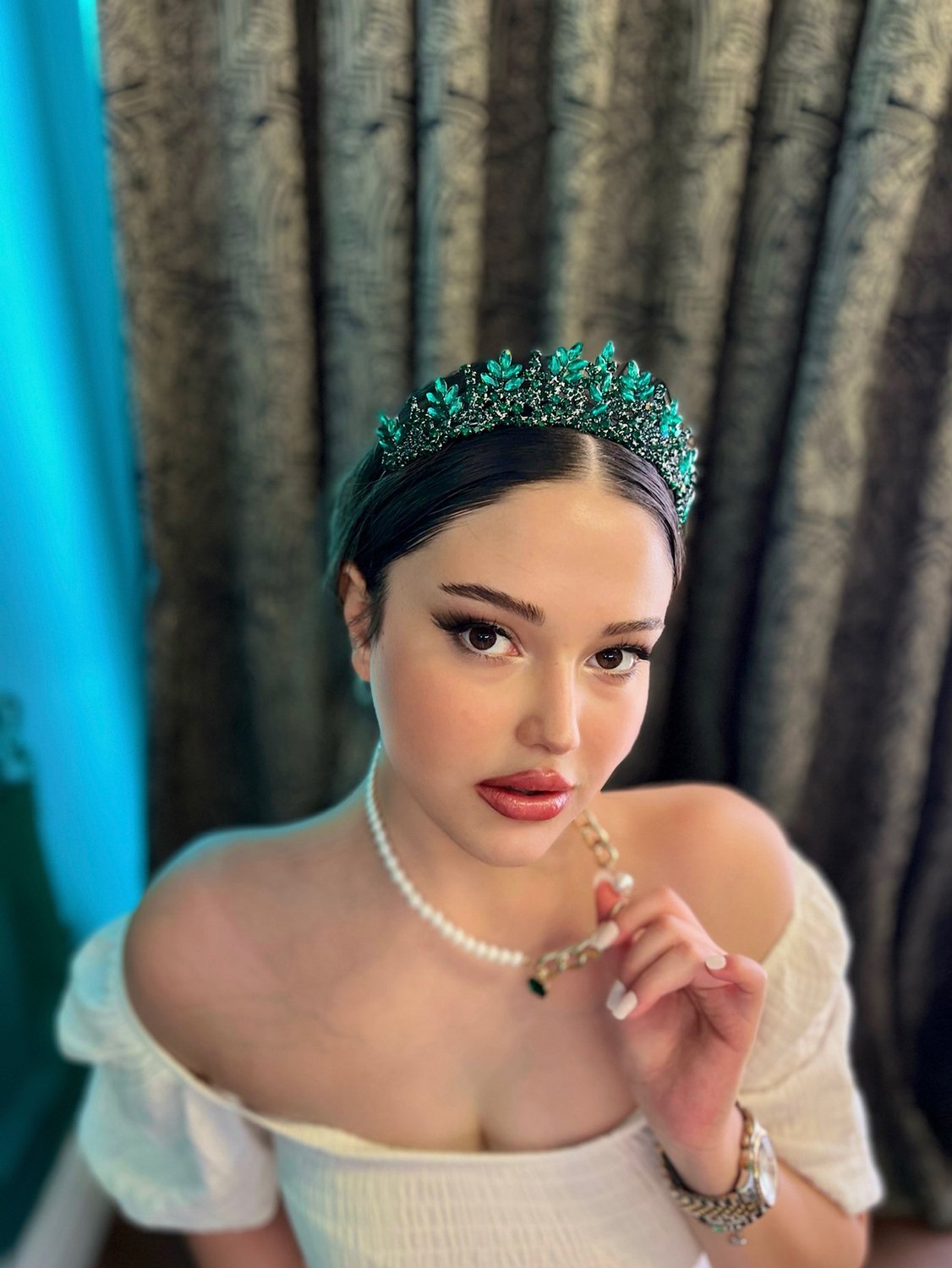 HERA-305- Bridal Headpiece product photo 2