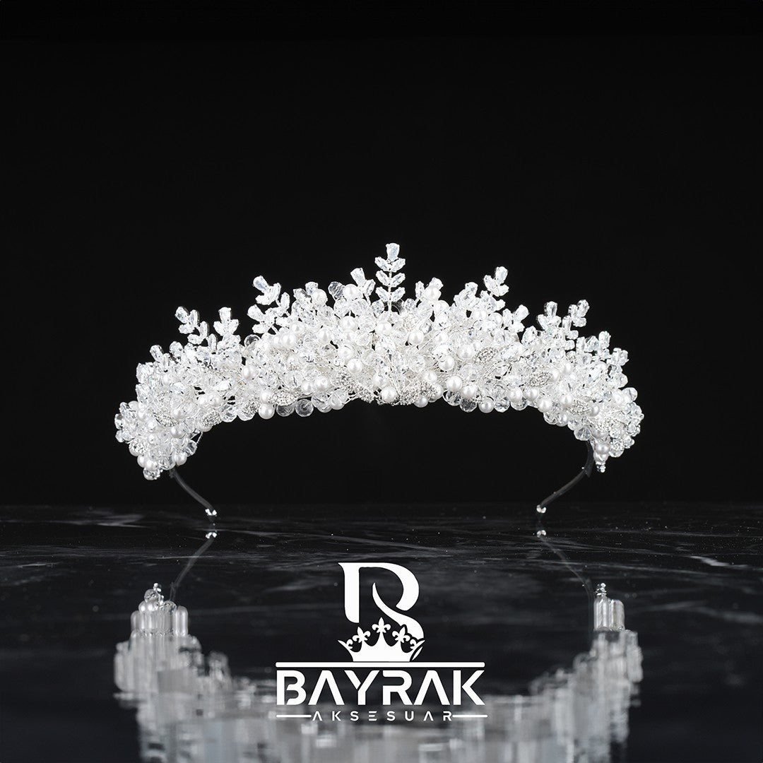LIA -792- 3D Crystal-Style Bridal Headpiece product photo 1