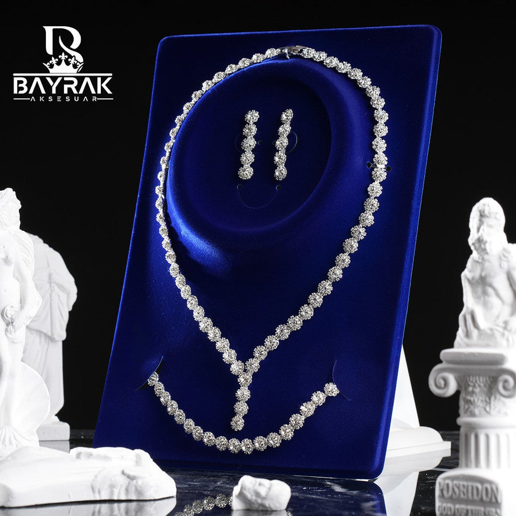 Aura -710- Crystal-Style Fashion Jewelry Set product photo 3