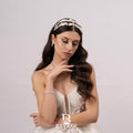 Perla -670- Double Row Bridal Headpiece product photo 1