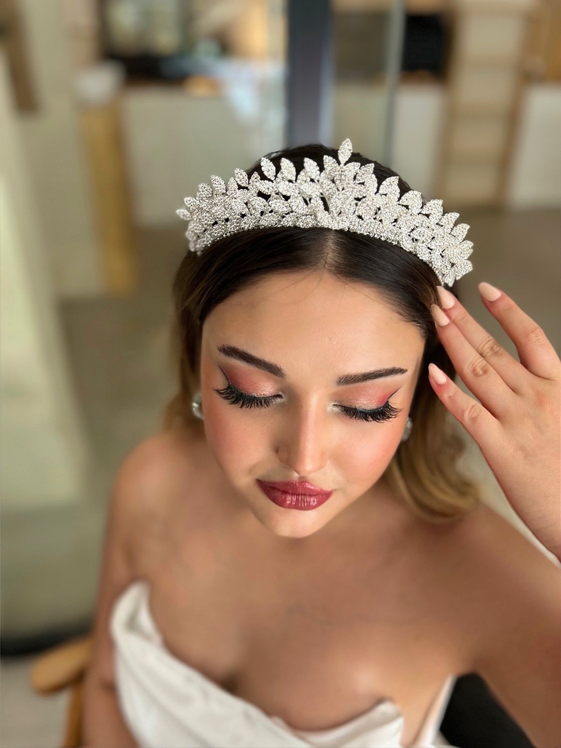 Lotus -332- 3D Bridal Headpiece product photo 1