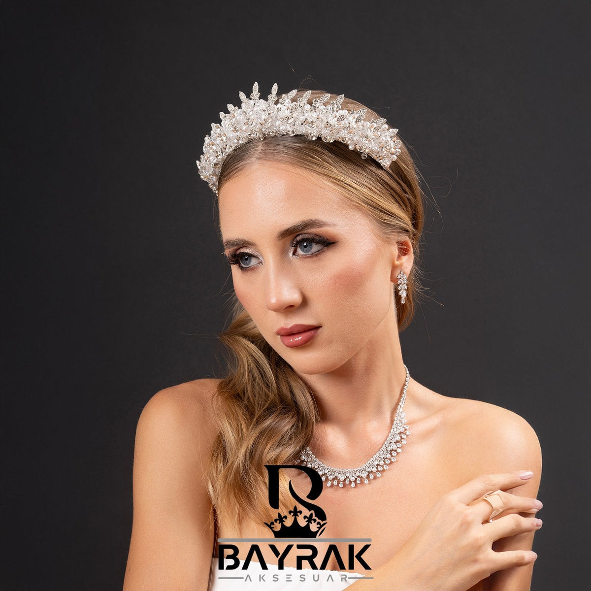 Mira 910- 3D Bridal Headpiece product photo 2