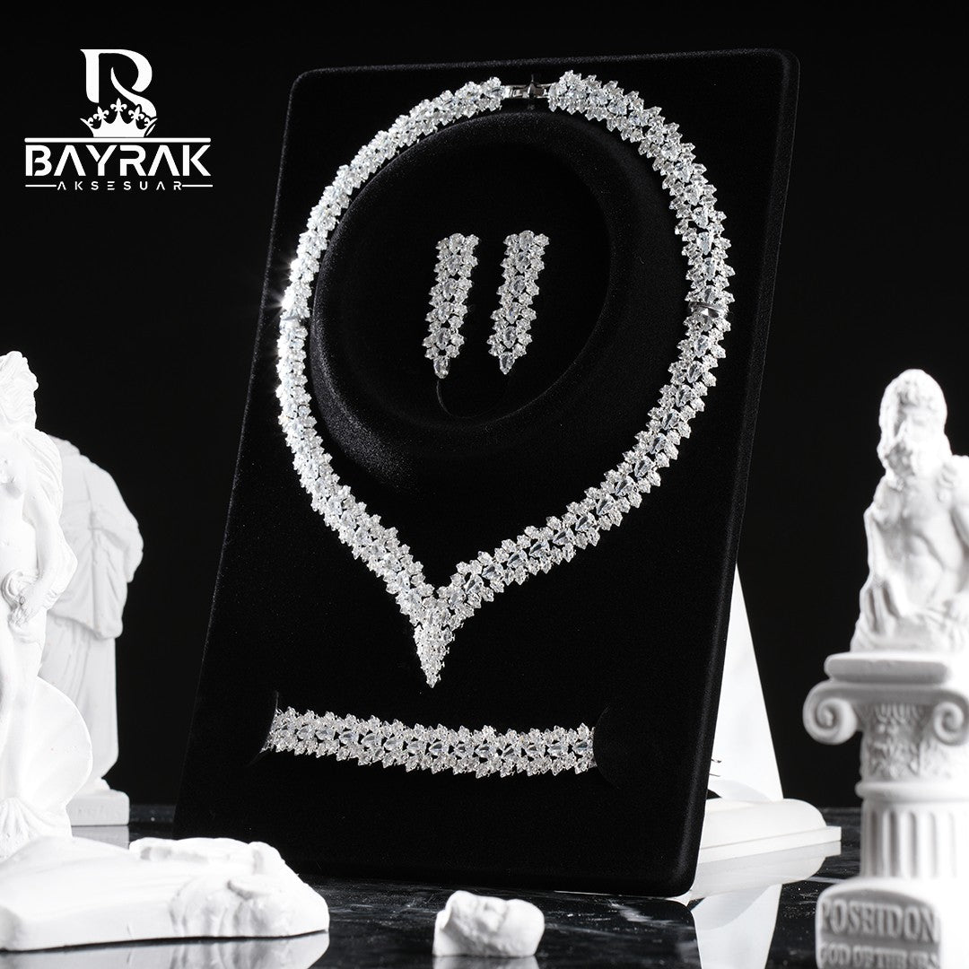 Aura -720- Crystal-Style Fashion Jewelry Set product photo 5