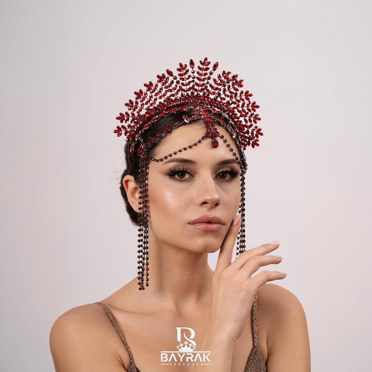 Maira -017- Bridal Headpiece product photo 2