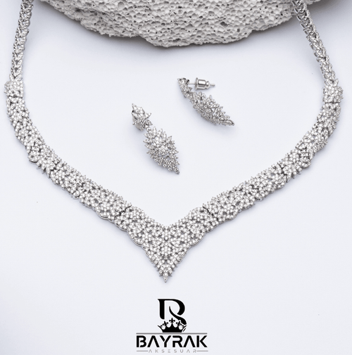 Aura -703- Crystal-Style Fashion Jewelry Set product photo 2