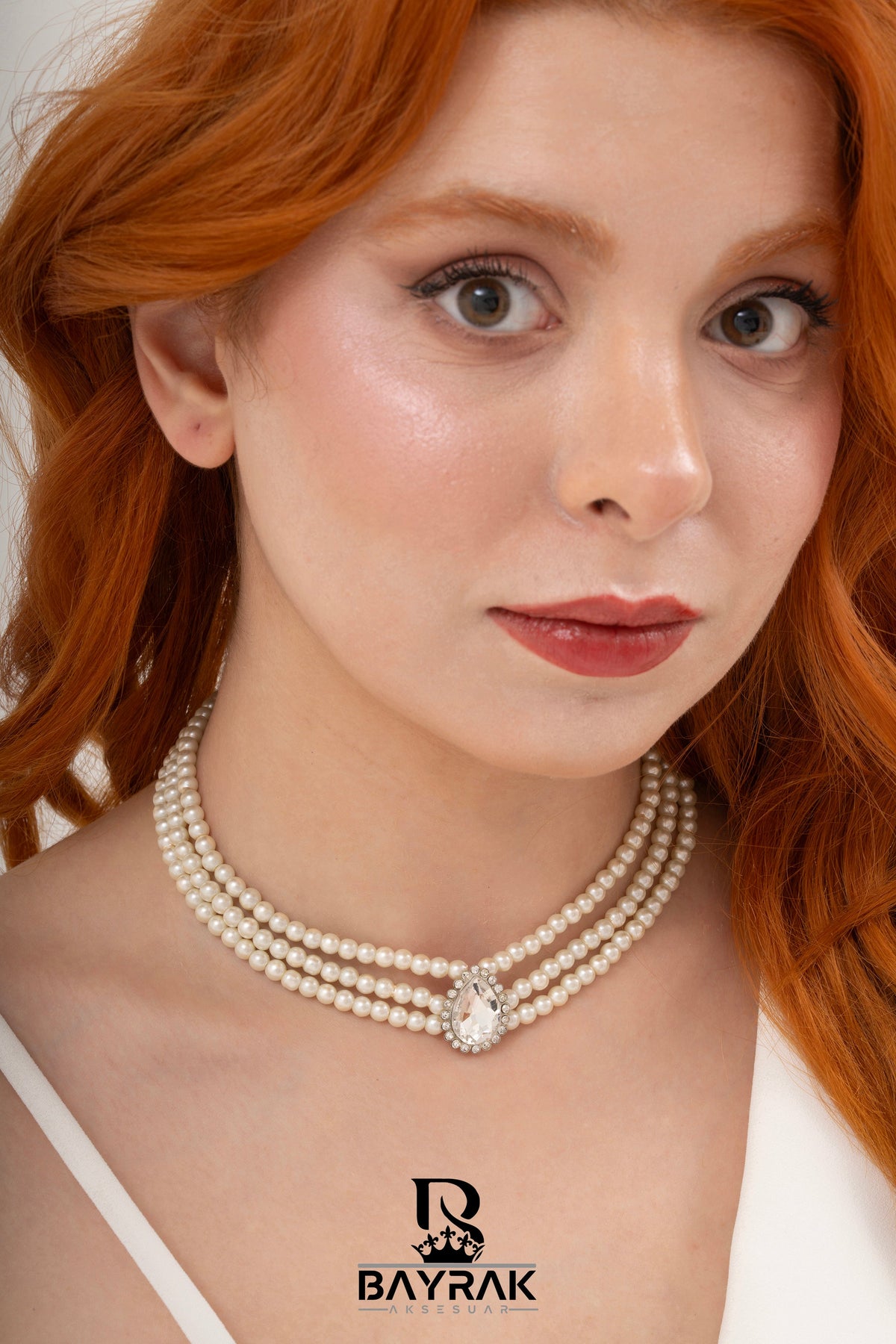 Pearle -144- Kolye Crystal-Style Fashion Necklace product photo 2