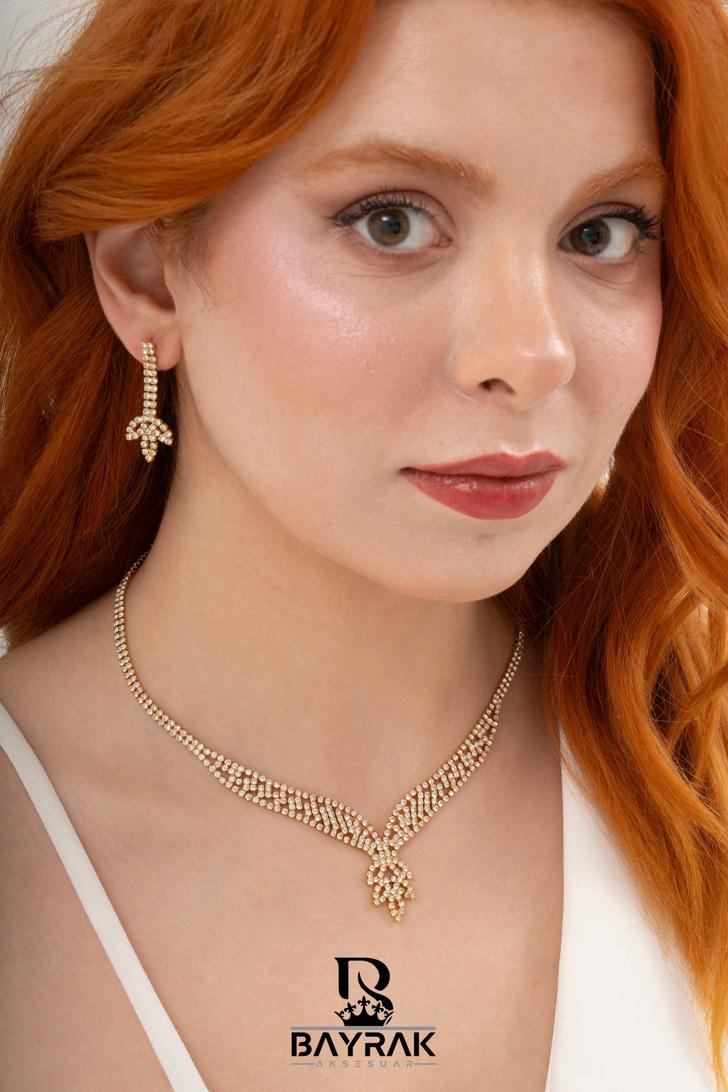 Rosa -354- Crystal-Style Fashion Jewelry Set product photo 3