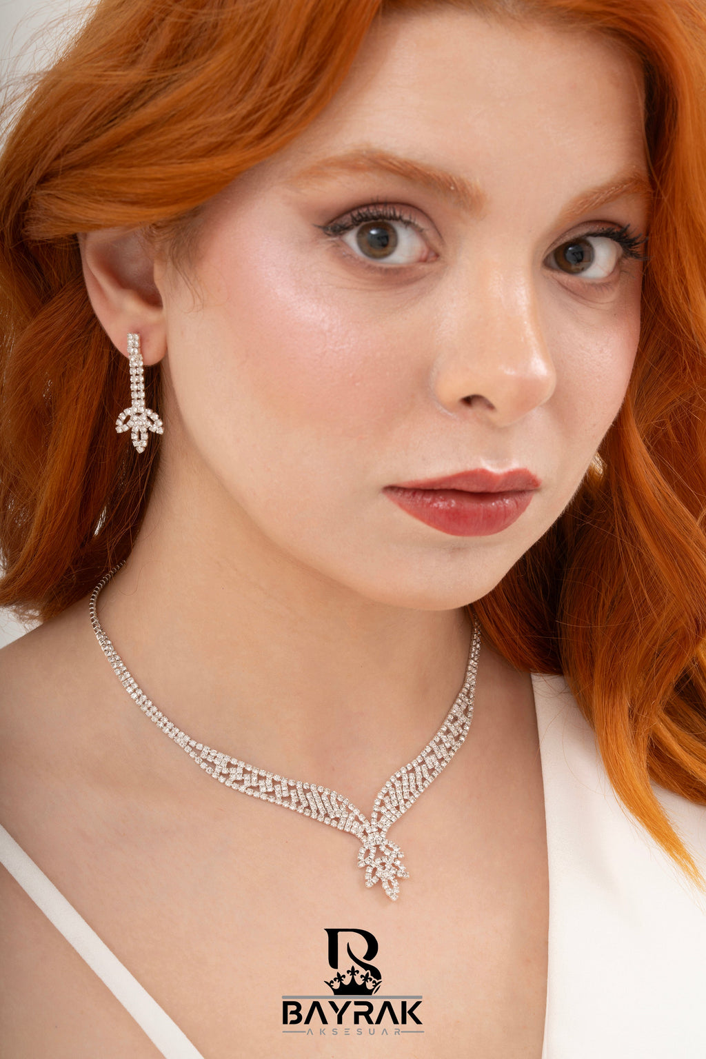 Rosa -354- Crystal-Style Fashion Jewelry Set product photo 4