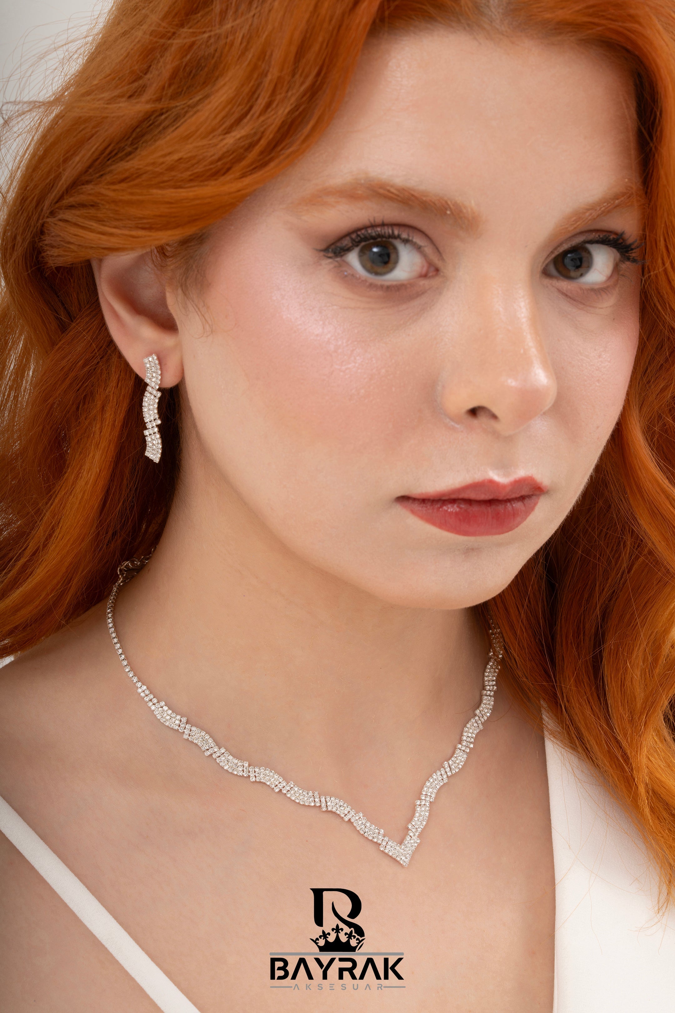Rosa -346- Crystal-Style Fashion Jewelry Set product photo 6