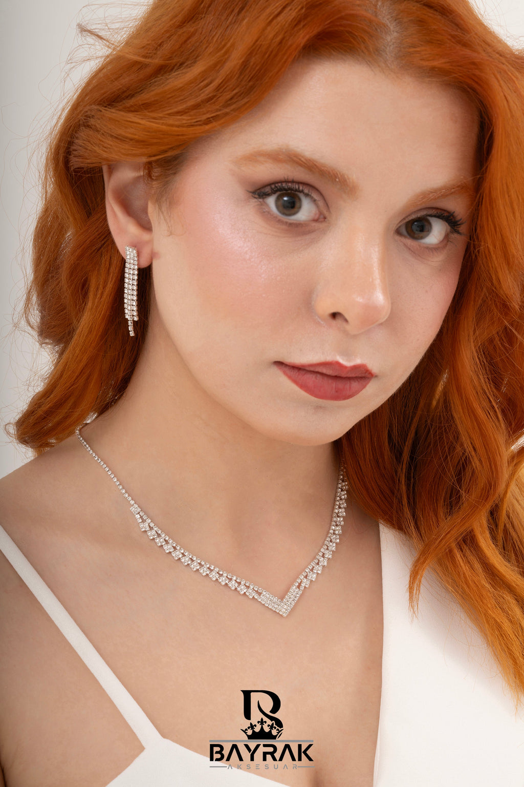 Rosa -352- Crystal-Style Fashion Jewelry Set product photo 4