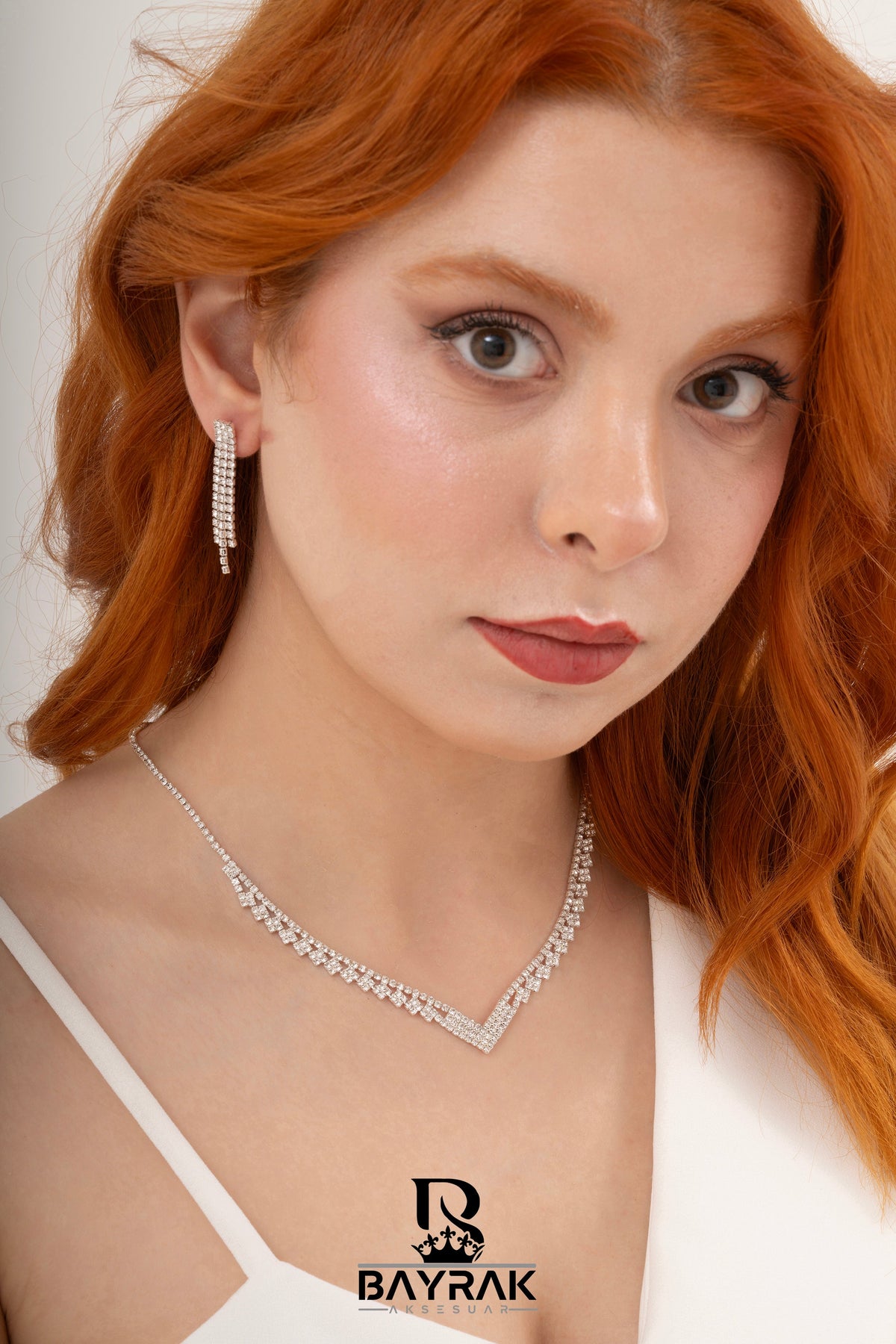Rosa -352- Crystal-Style Fashion Jewelry Set product photo 4