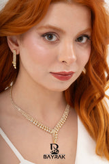 Rosa -356- Crystal-Style Fashion Jewelry Set product photo 6
