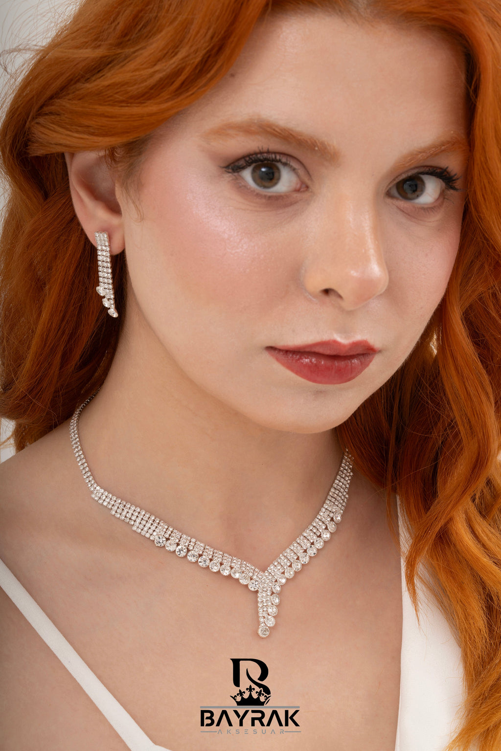 Rosa -356- Crystal-Style Fashion Jewelry Set product photo 2
