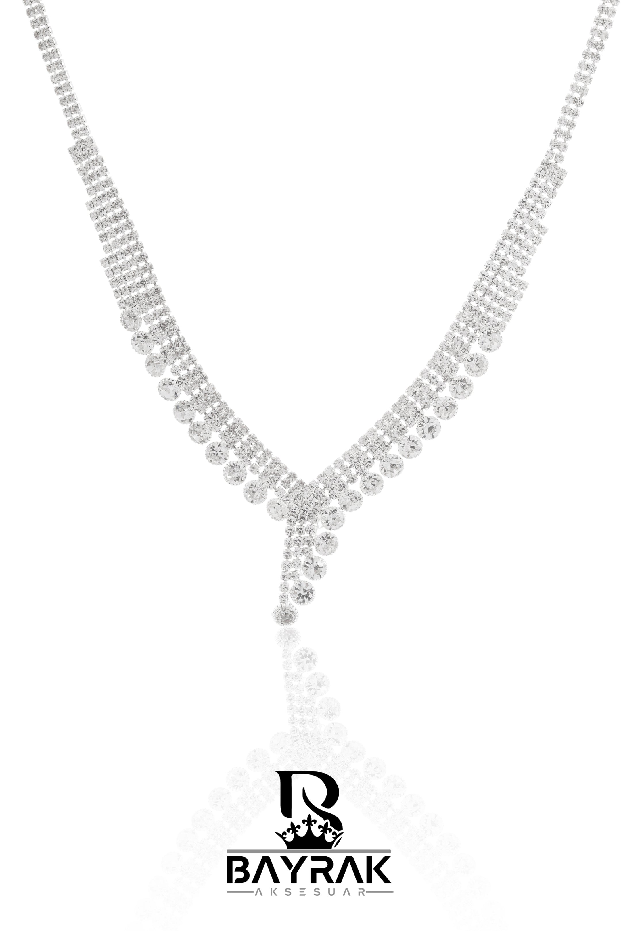 Rosa -356- Crystal-Style Fashion Jewelry Set product photo 3