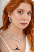 Rosa -358- Crystal-Style Fashion Jewelry Set product photo 1