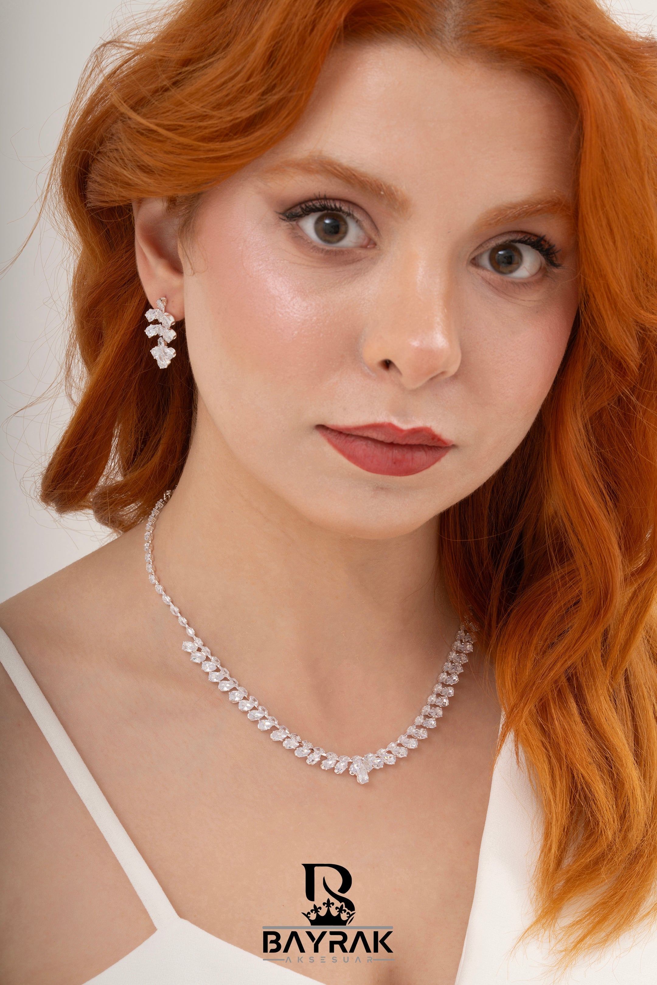 Rosa -360- Crystal-Style Fashion Jewelry Set product photo 2
