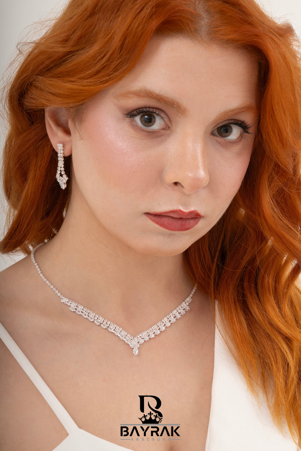 Rosa -364- Crystal-Style Fashion Jewelry Set product photo 2