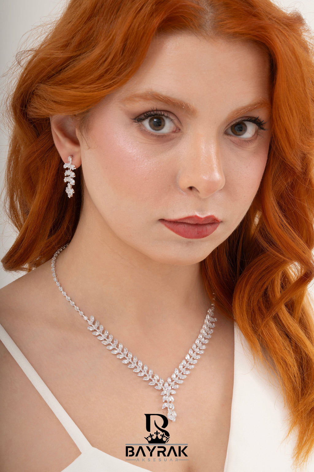 Rosa -366- Crystal-Style Fashion Jewelry Set product photo 2