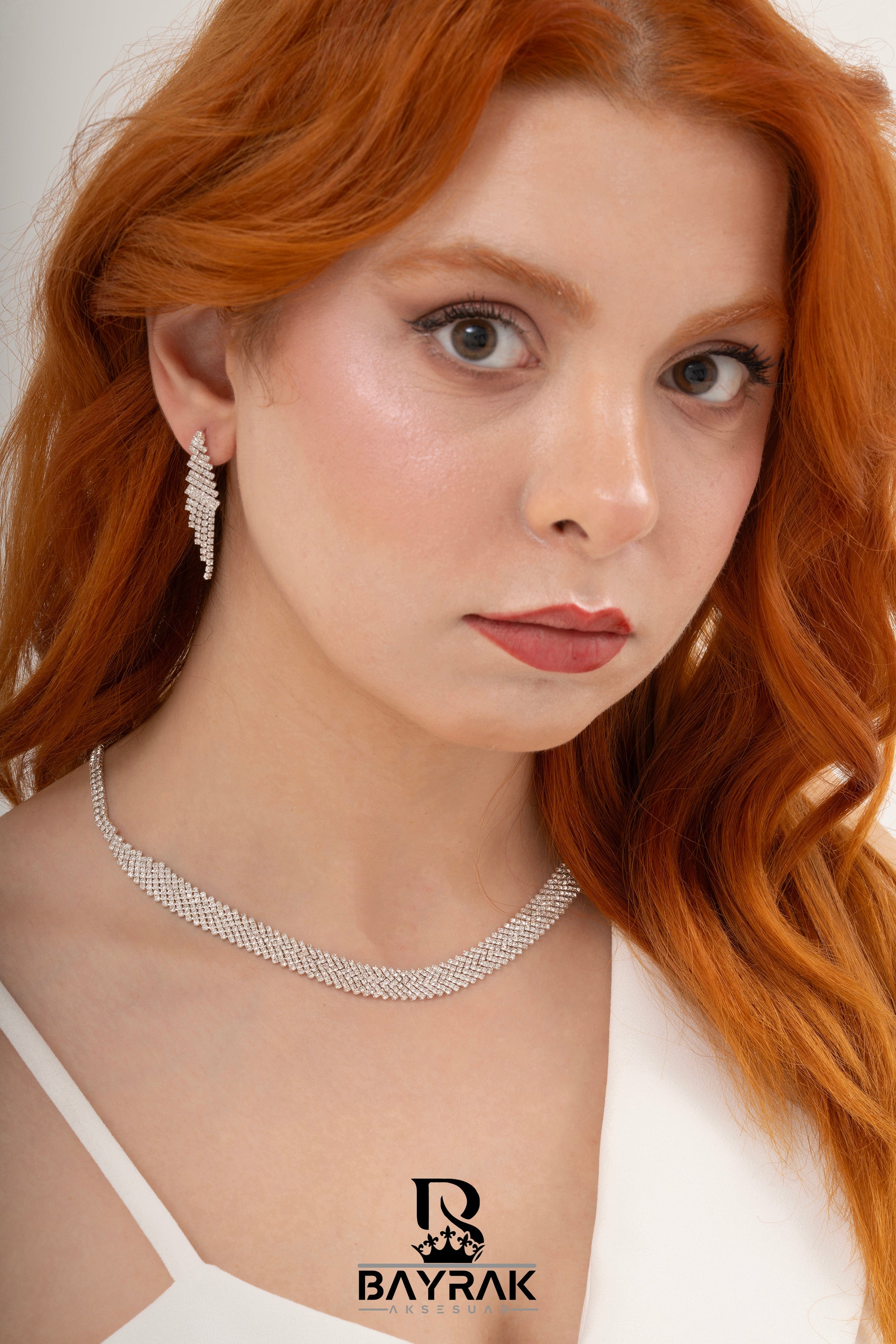 Rosa -374- Crystal-Style Fashion Jewelry Set product photo 2