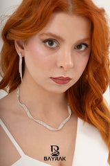 Rosa -376- Crystal-Style Fashion Jewelry Set product photo 2
