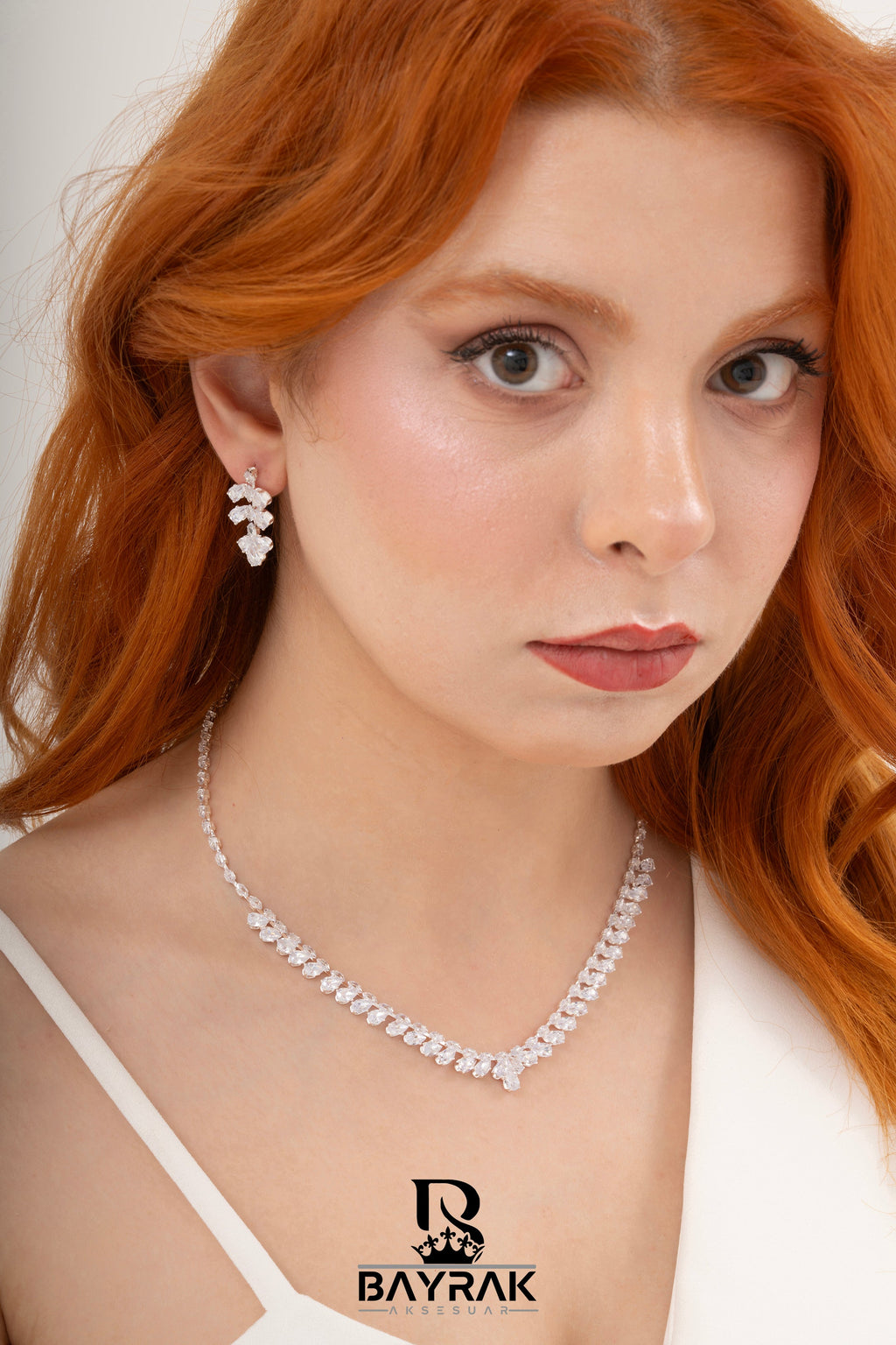 Rosa -414- Crystal-Style Fashion Jewelry Set product photo 2