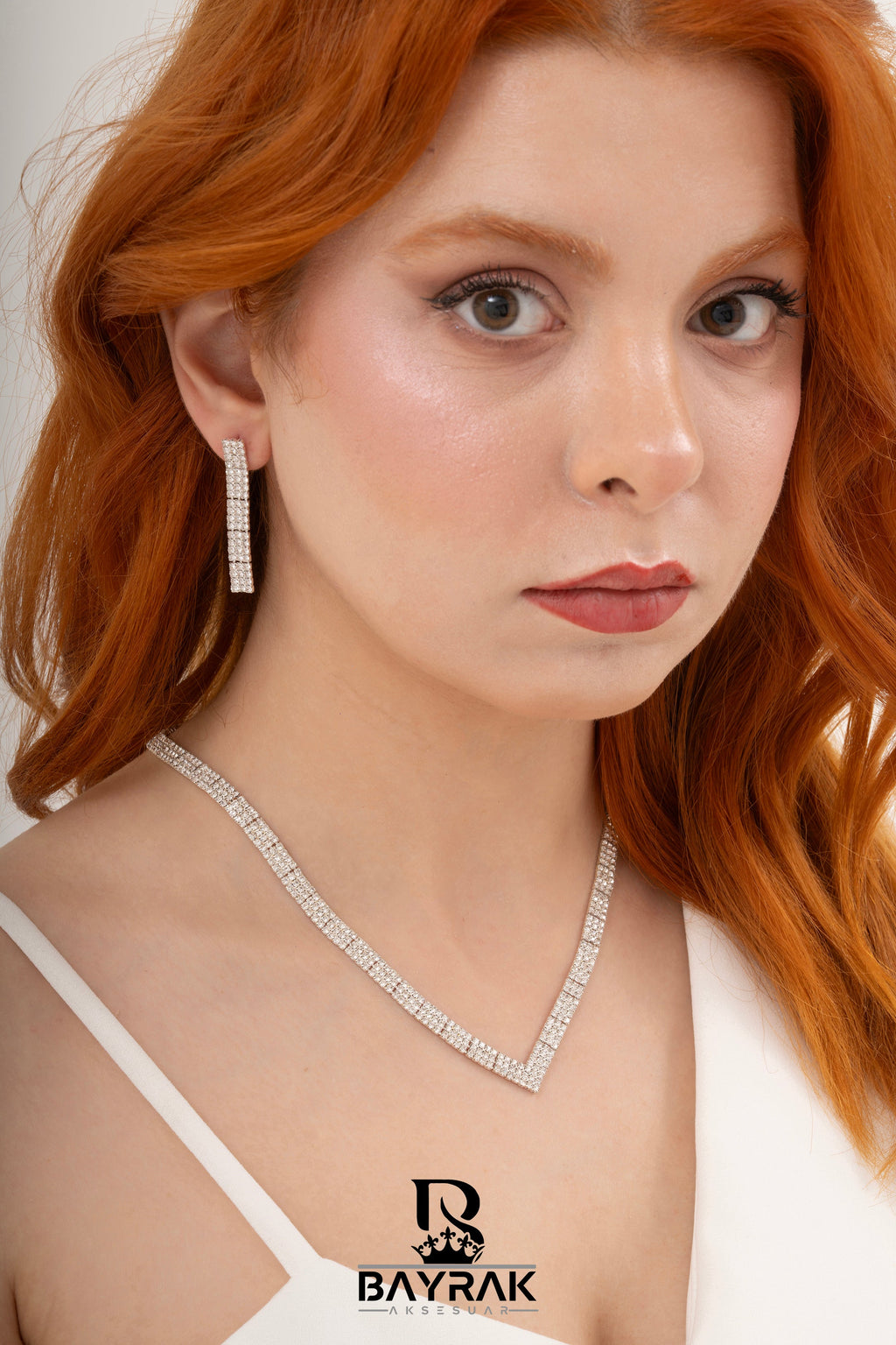 Rosa -382- Crystal-Style Fashion Jewelry Set product photo 2