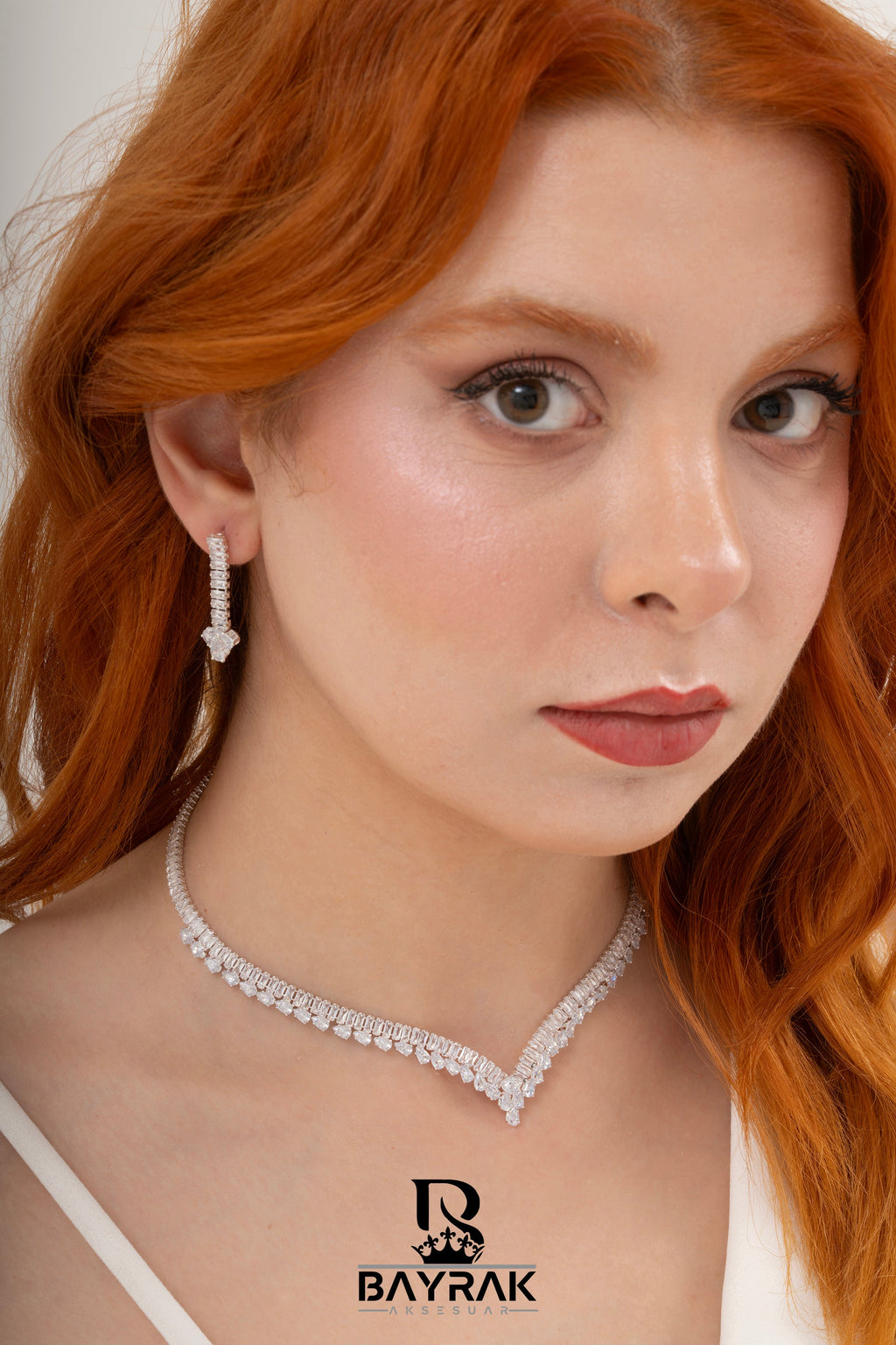 Rosa -384- Crystal-Style Fashion Jewelry Set product photo 2