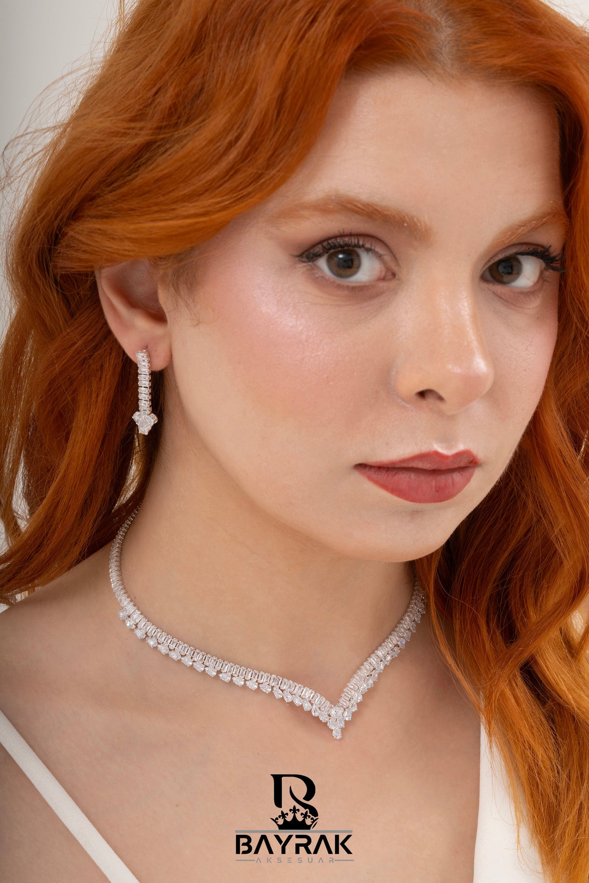 Rosa -384- Crystal-Style Fashion Jewelry Set product photo 2
