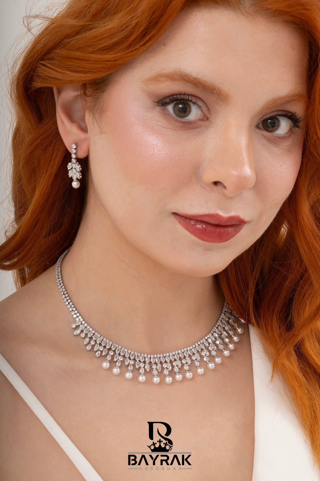Rosa -394- Crystal-Style Fashion Jewelry Set product photo 2