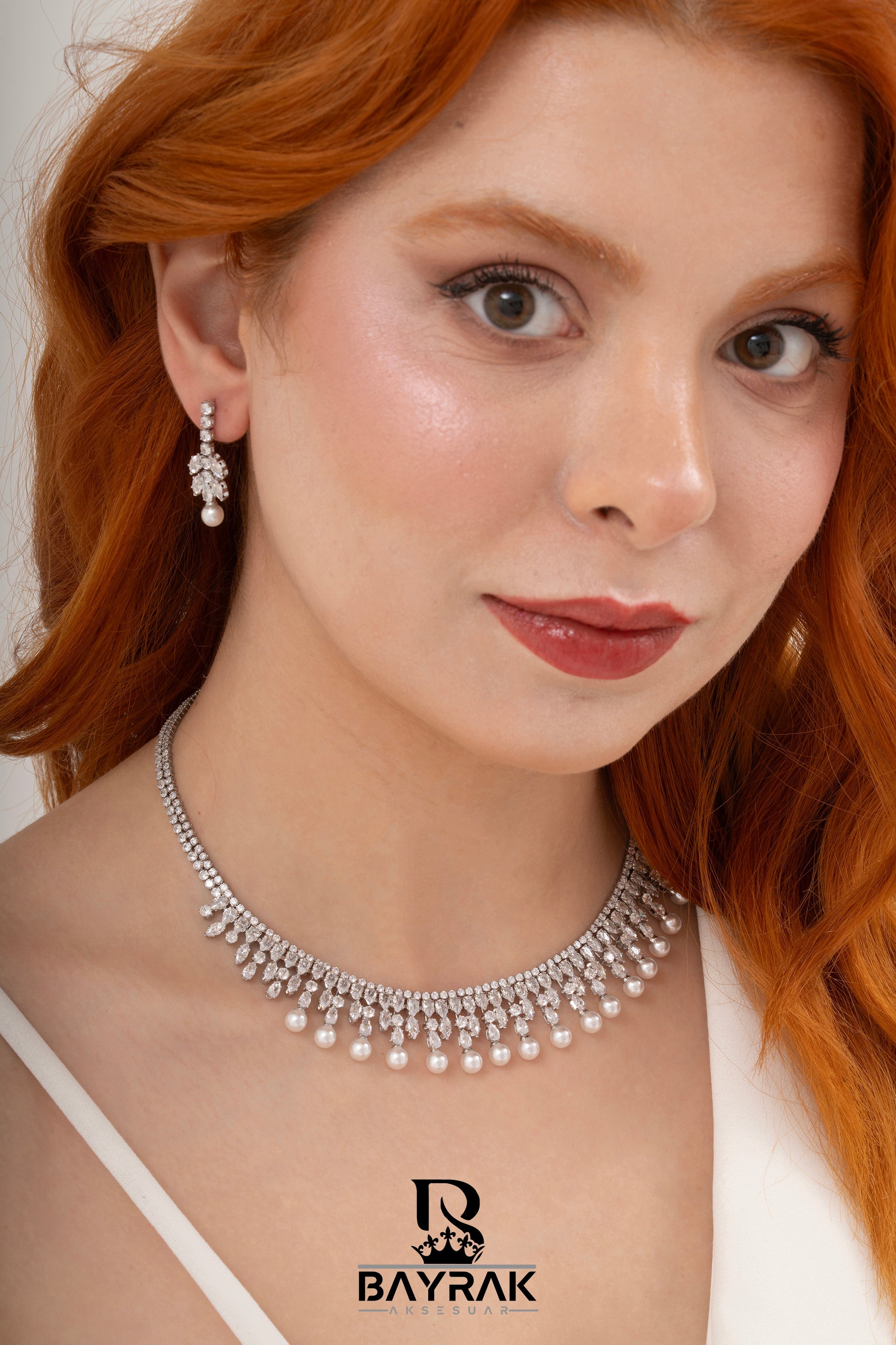 Rosa -394- Crystal-Style Fashion Jewelry Set product photo 2