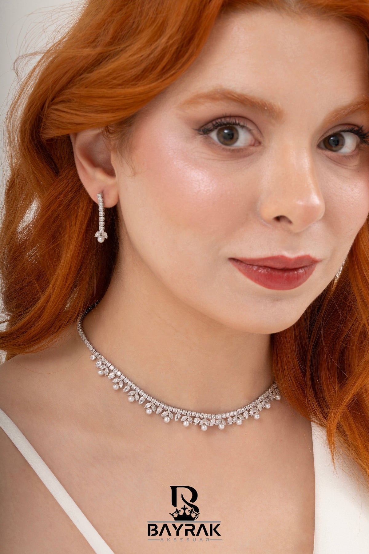 Rosa -402- Crystal-Style Fashion Jewelry Set product photo 2