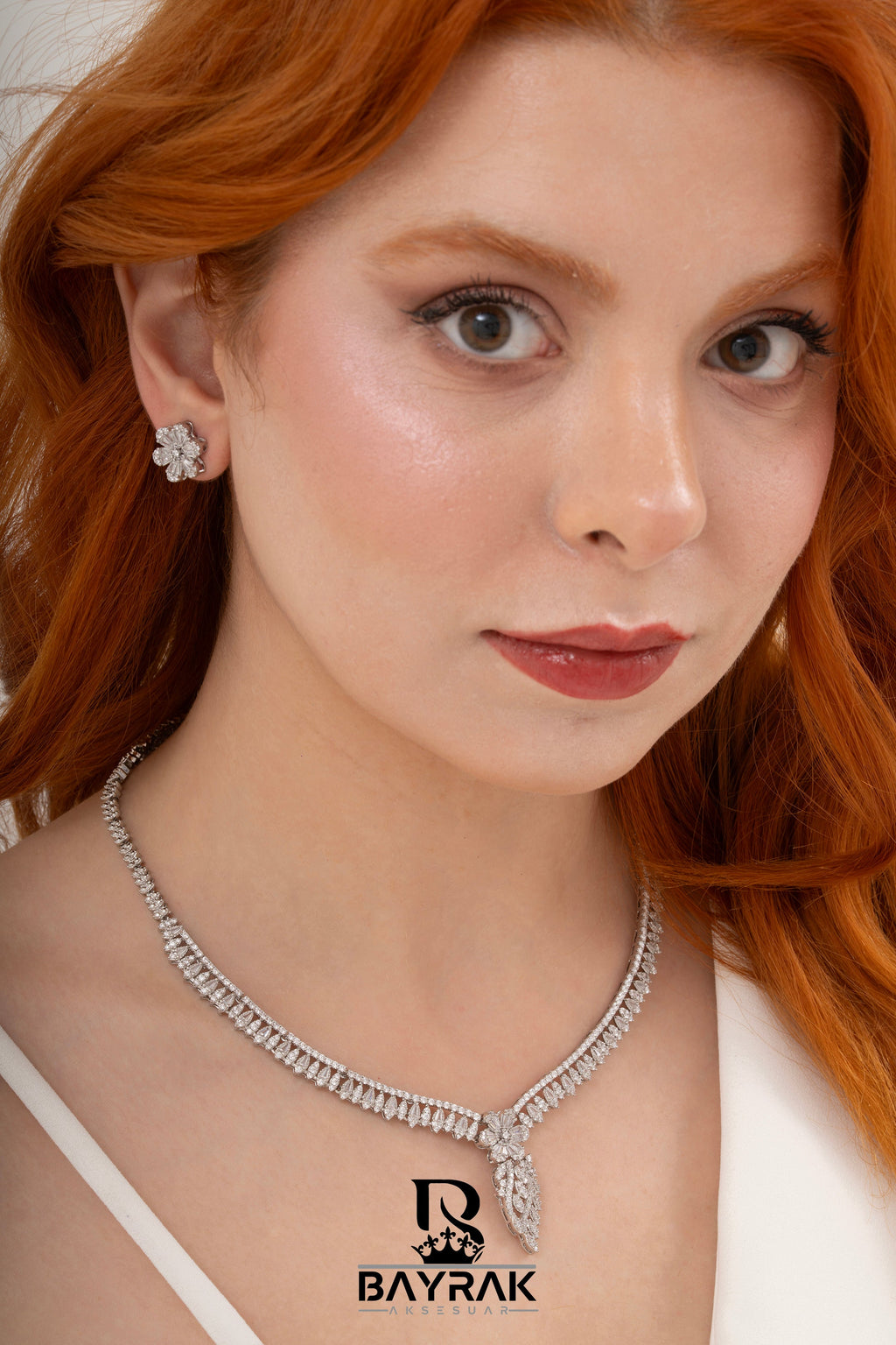 Rosa -404- Crystal-Style Fashion Jewelry Set product photo 2